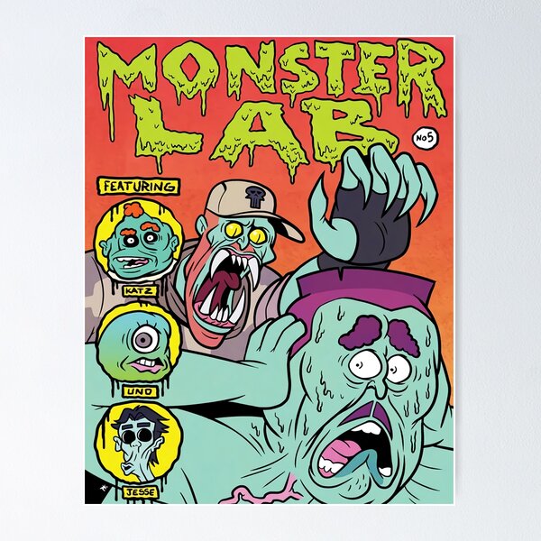 MONSTER LAB FIFTH EPISODE PRINT - MEATCANYON Poster RB1212 product Offical meatcanyon Merch
