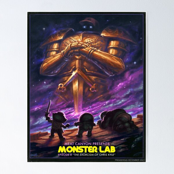 MONSTER LAB EIGHT EPISODE PRINT - MEATCANYON Poster RB1212 product Offical meatcanyon Merch