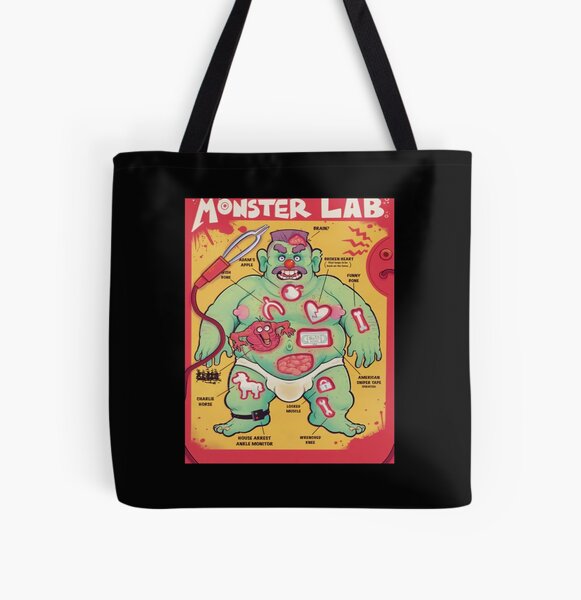 LIMITED EDITION - MONSTER LAB FOURTH EPISODE - MEATCANYON All Over Print Tote Bag RB1212 product Offical meatcanyon Merch