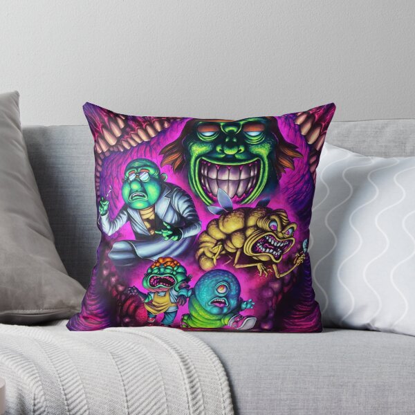 MEATCANYON - MONSTER LAB SECOND EPISODE Throw Pillow RB1212 product Offical meatcanyon Merch