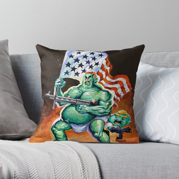 LIMITED EDITION - MONSTER LAB SEVENTH EPISODE - MEATCANYON Throw Pillow RB1212 product Offical meatcanyon Merch