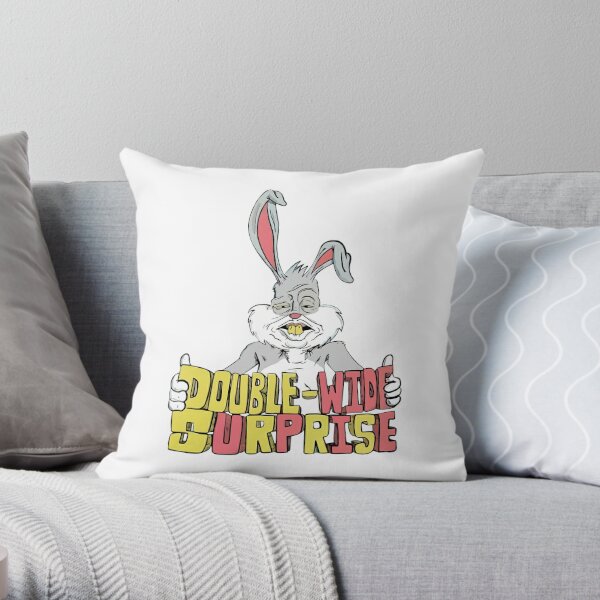 MEATCANYON - DOUBLE WIDE SURPRISE Throw Pillow RB1212 product Offical meatcanyon Merch