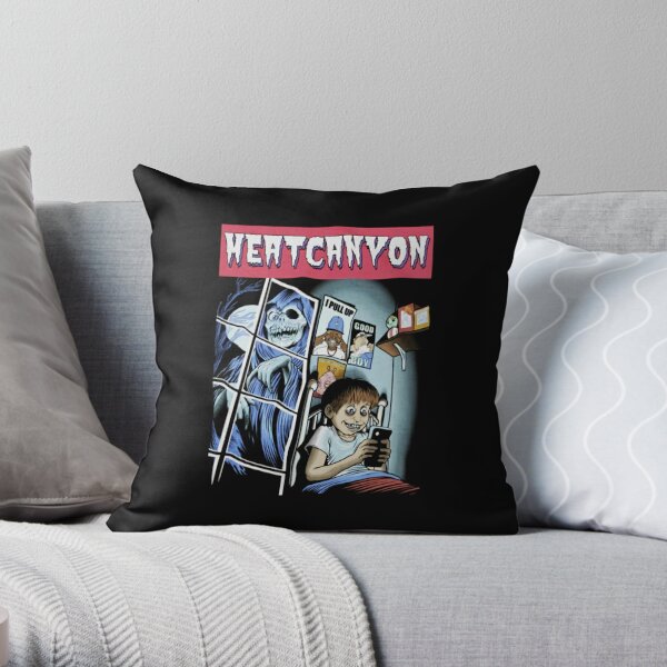 MEATCANYON CREEPSHOW Throw Pillow RB1212 product Offical meatcanyon Merch