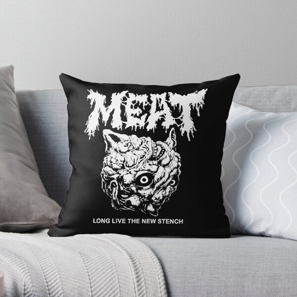 Meatcanyon Merch Meatcanyon Stench Hoodie for Kids and Men Shirt for Kids Women and Men Hoodie are Available We Have  Throw Pillow RB1212 product Offical meatcanyon Merch