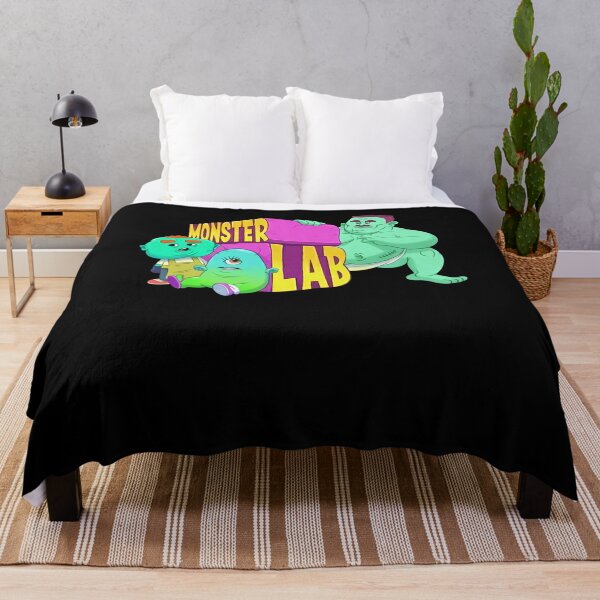 MONSTER LAB - THE OFFICIAL - MEATCANYON Throw Blanket RB1212 product Offical meatcanyon Merch