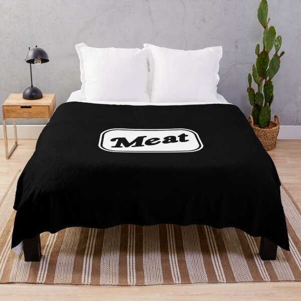 MeatCanyon HD Logo (Ver. 2) Throw Blanket RB1212 product Offical meatcanyon Merch